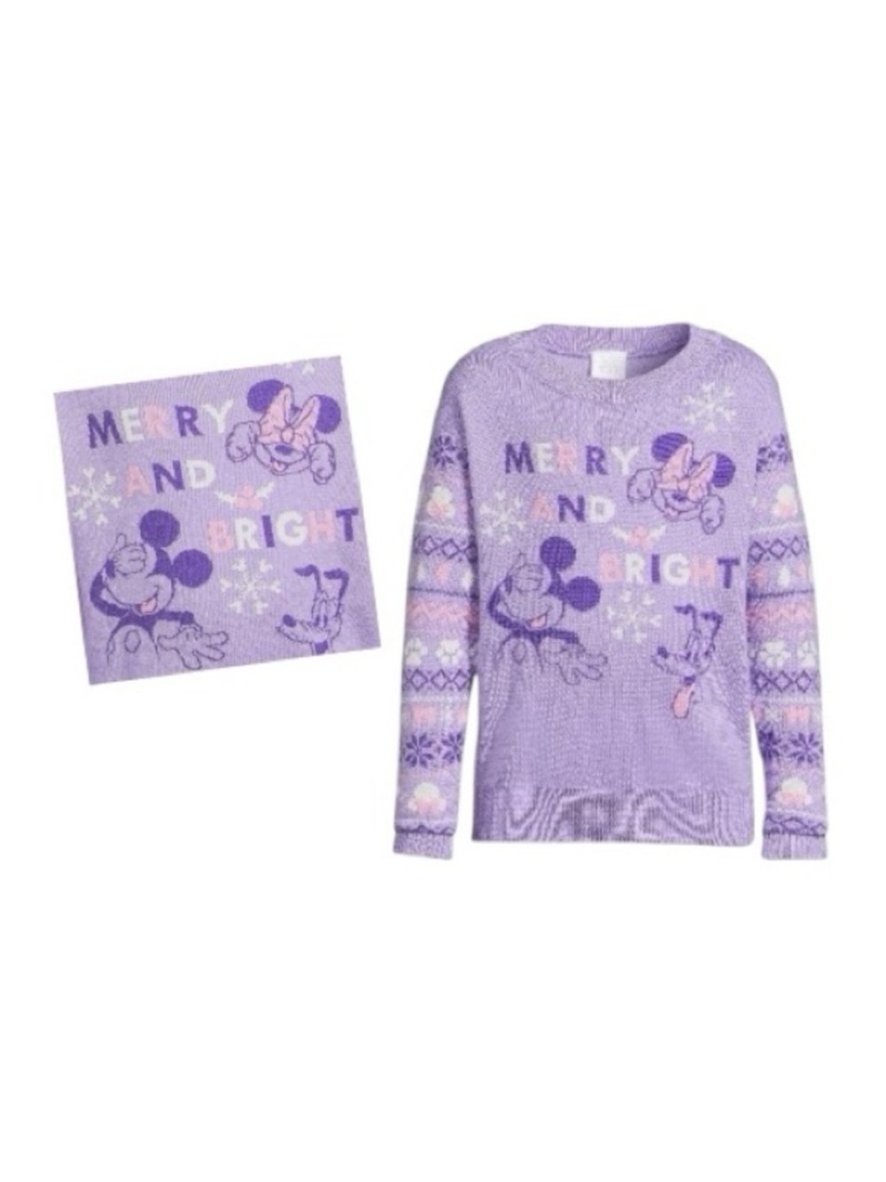 Minnie Mouse “Merry & Bright” Christmas Sweater